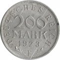 Веймарская республика 200 марок 1923 год (F)