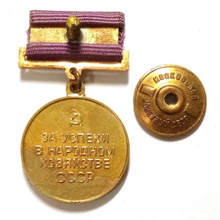 Знак За успехи в народном хозяйстве, ВДНХ (винтовой)