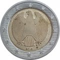 Германия 2 евро 2016 год - Орёл (F)
