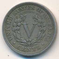 США 5 центов 1904 год