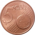 Германия 5 евроцентов 2002 год (J)