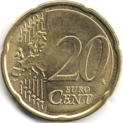 Австрия 20 евроцентов 2019 год - Дворец Бельведер