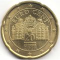 Австрия 20 евроцентов 2019 год - Дворец Бельведер