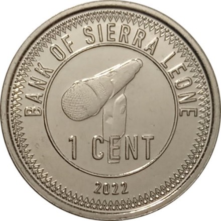 Сьерра-Леоне 1 цент 2022 год - Сулай Абу Баккар