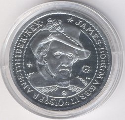 Виргинские острова 10 долларов 2006 год - Король Яков I