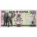 Уганда 500 шиллингов 1996 год - Слон - UNC