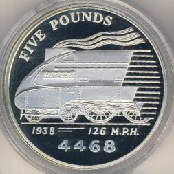 Гернси 5 фунтов 2004 год