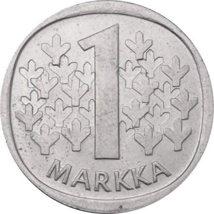 Финляндия 1 марка 1990 год