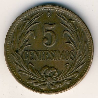 Уругвай 5 сентесимо 1947 год
