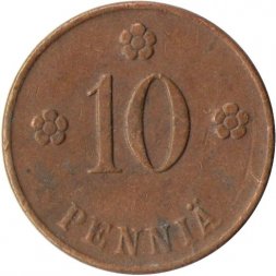 Финляндия 10 пенни 1921 год