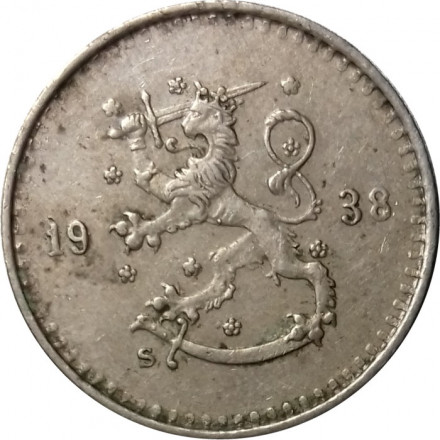 Финляндия 25 пенни 1938 год