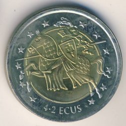 Гибралтар 4,2 экю 1994 год