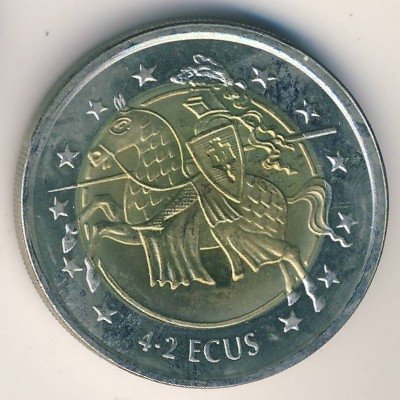 Гибралтар 4,2 экю 1994 год