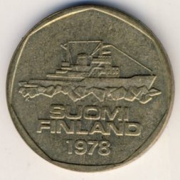 Финляндия 5 марок 1978 год