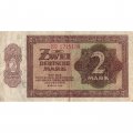 ГДР 2 марки 1948 год - F-VF