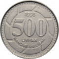 Ливан 500 ливров 1996 год