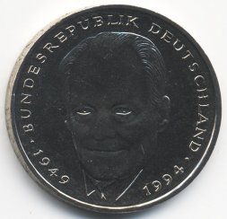 ФРГ 2 марки 1999 год - Вилли Брандт (D)