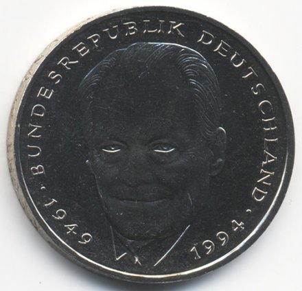 ФРГ 2 марки 1999 год - Вилли Брандт (D)