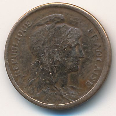 Франция 1 сантим 1913 год