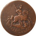 2 копейки 1763 год СПМ (гурт сетчатый) Екатерина II (1762 - 1796) - VF