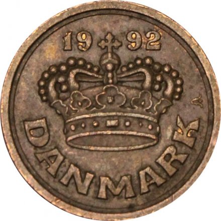 Дания 50 эре 1992 год