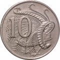 Австралия 10 центов 2014 год