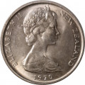 Новая Зеландия 5 центов 1970 год - Гаттерия UNC
