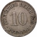 Германия 10 пфеннигов 1913 год (G)