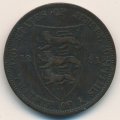 Джерси 1/12 шиллинга 1881 год
