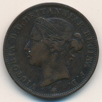 Джерси 1/12 шиллинга 1881 год