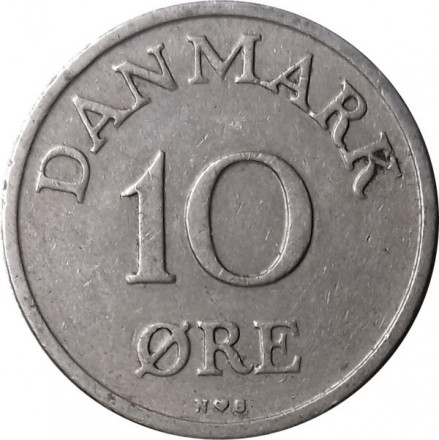Дания 10 эре 1948 год