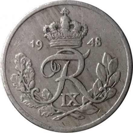 Дания 10 эре 1948 год