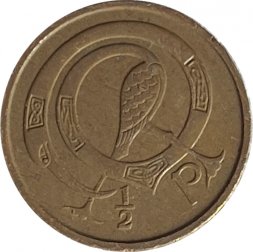 Ирландия 1/2 пенни 1971 год