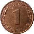 ФРГ 1 пфенниг 1995 год (D)