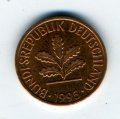 ФРГ 1 пфенниг 1995 год (D)