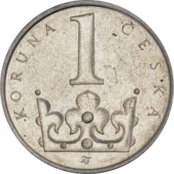 Чехия 1 крона 2000 год