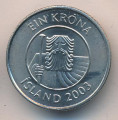Исландия 1 крона 2003 год - Треска