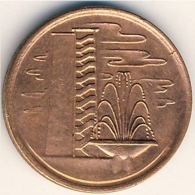 Сингапур 1 цент 1976 год