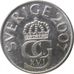 Швеция 5 крон 2007 год