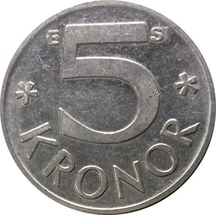 Швеция 5 крон 2007 год