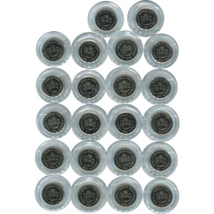 Набор из 22 жетонов World Cup Coppa Del Mondo. Чемпионат мира по футболу. 1990