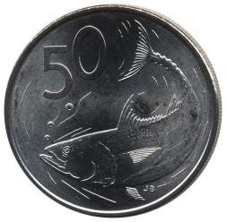 Острова Кука 50 центов 2015 год - Тунец
