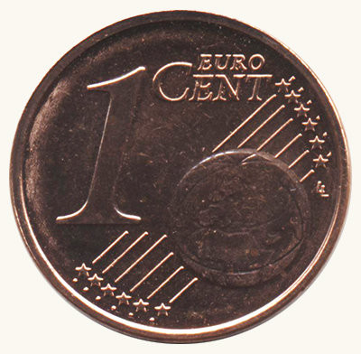 Греция 1 евроцент 2003 год - Трирема