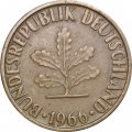 ФРГ 10 пфеннигов 1966 год - G