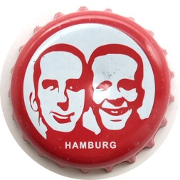 Пробка Германия - Hamburg. Fritz-Kola (красный, белый)