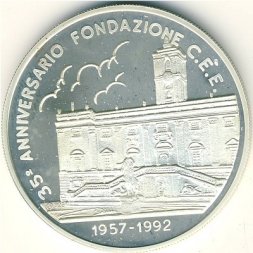 Италия 1 экю 1992 год