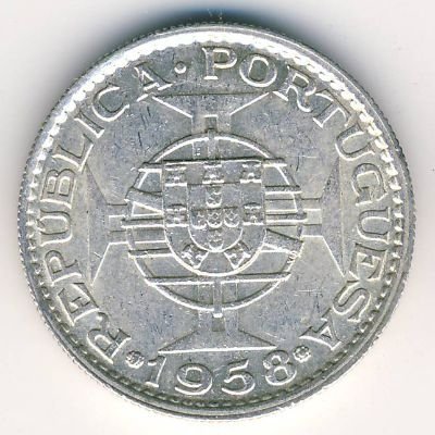 Тимор 6 эскудо 1958 год