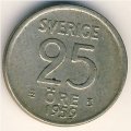 Швеция 25 эре 1959 год