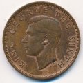 Новая Зеландия 1 пенни 1950 год - Новозеландский туи