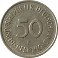 ФРГ 50 пфеннигов 1980 год (F)